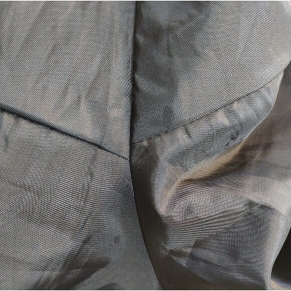 Harve Bernard Trousers Women's 14P Wool Black White Pockets Lined Houndstooth - Picture 7 of 10